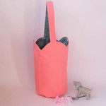 桜カラーの花バッグ