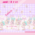 ani♡Яｺﾗﾎﾞfabric⑦(110㎝×100㎝)シーチング 
