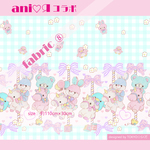 ani♡Яｺﾗﾎﾞfabric⑧(110㎝×40㎝)シーチング 