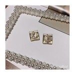 とぅるん♥シェルガラス風 ボタン レモン [22mm] ★インポート