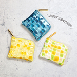 【ステンドmini/全5色】ジュエリーのように輝くステンドグラスレザー/高級感のある薄くて軽いコンパクトミニL字財布/コンパクト財布【ステンドグラス】