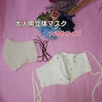 【３枚セット】大人用 立体マスク 大きめ【マスクゴム品薄対策】
