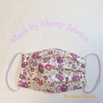 3Lサイズ　大人可愛いマスク　布　liberty print