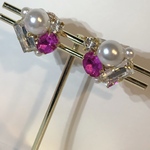 【試作品】ビジューピアス　ピンク