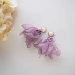《送料無料》パール×シフォンタッセル