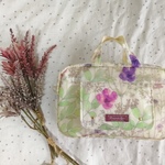 リバティ♡イルマ（ピンク×パープル）のオムツポーチ♡