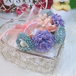 うさぎ花冠♡水色がきれいな春色花冠♡