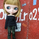 メンズにも☆ネオブライス   リカちゃん ロゴプリンとストレートパンツ(カーキ)