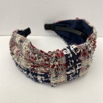 専用chou chou様オーダー♡LINTON TWEED♡デニムに合わせたい♡ミックスカラーツィード♡カチューシャ♡幅広
