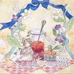 【水彩画】happy strawberry time