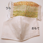 再販🎵布マスク(裏布小花柄)