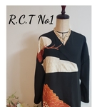 着物リメイクワンピース(切り替え)No1