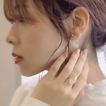 〈pink〉natural stone ring