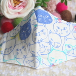 子ども用立体マスク【ネコねこ猫】
