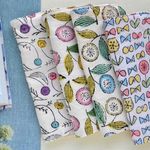 再販18*まいにちのガーゼハンカチS*admi print②
