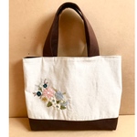 北欧風 刺繍付き バッグ⑩