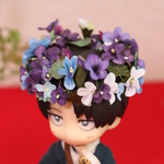 布花冠（スミレ）　布花　オビツ11サイズ　３月７日１８時～販売開始予定