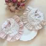 ￥2300から半額 Frill bib ♡ Meadow Tails 2 color pastel
