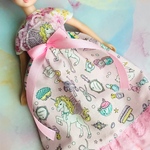 319 リカちゃん ゆめかわ キュート  ロング丈  ドレス 服 ワンピース
