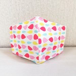 子供用♡立体型マスク♡シーチング☓Wガーゼ／しずく柄