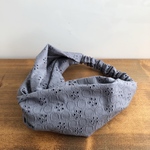 刺繍　プチロンド(ラベンデューラ) ヘアバンド