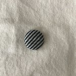 ＊yさまご予約品＊ こぎん刺しのヘアゴム〈糸流れ×黒色〉2.9cm