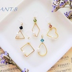 pearl&geometry△☐◇♡ピアス(イヤリング)《再販》