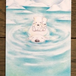 ゆったりのんびり進もう　ポストカード2枚セット