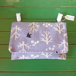 お薬手帳も入る・移動ポケット(木と鳥)