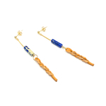 【ｲﾀﾘｱﾝﾚｻﾞｰ】ピアス trecce