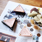 【送料無料】コインケース【PVC×レザー】クリアコインケース／クリアー、ネイビー、ブラウン