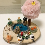 桜の公園はねこだらけ 