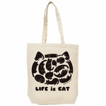 黒猫だらけトート(名入れOK)
