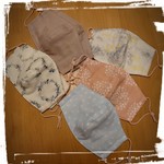 選べる2枚セット⭐手作り立体マスク⭐やわらかガーゼ4層構造⭐シミ予防に✨