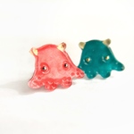 メンダコのピアス／イヤリング