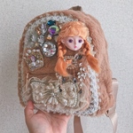 夢かわ[カバンバッグ] ダイアモンドお人形さんドール