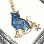 星空のねこキーホルダー