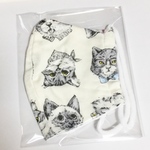 ダブルガーゼ立体マスク Mサイズ ねこ