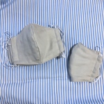 大人用立体マスク　グレー