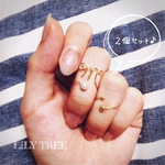 再販：）イニシャルリング♡オーダーメイド  2個セット
