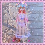 再販[限定水着ビギニ洋服] リカちゃんジェニーちゃんブライスmomoko初代リカちゃん1/6人形ドール用服blytheチェリーちゃんCherry