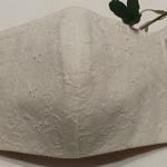着物にしっくり合う大人のマスク  <藍ブルーチェック > 