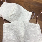 送料無料　二枚　立体マスク　大人用　ガーゼマスク
