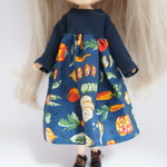 ネオブライスドール  お洋服 お野菜ワンピース　アウトフィット