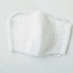 子供用ガーゼとレース生地のマスク