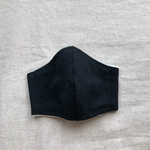 送料無料☆立体型布マスク 黒