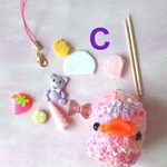 制作キット【Ｃ】ペンギンちゃん🐧💖あみぐるみチャーム