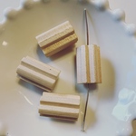 再販無し◆ デッドストック    20mm ウッド　ビーズ