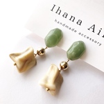 ☆SALE☆【green】 block pierce / earring