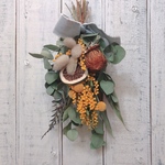 スワッグ　ドライフラワー　ミモザ